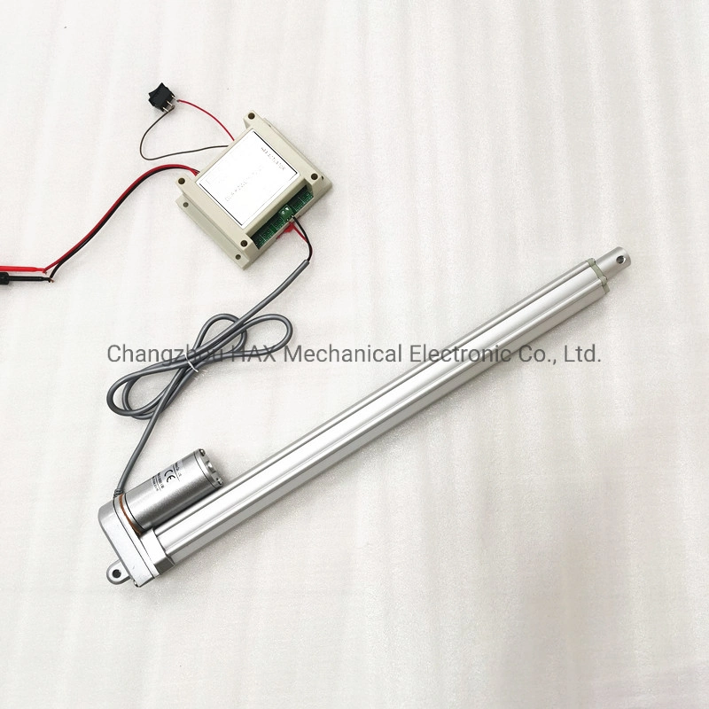 12V 24V DC Linear Actuator with Position Feedback Hall Sensor and Remote Control 400mm Stroke