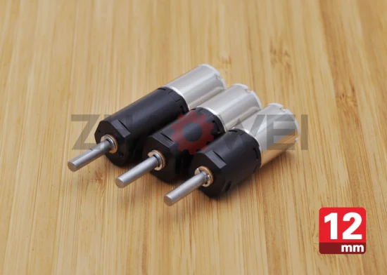 Motor elétrico com engrenagem de micro alto torque de 12 mm 3V